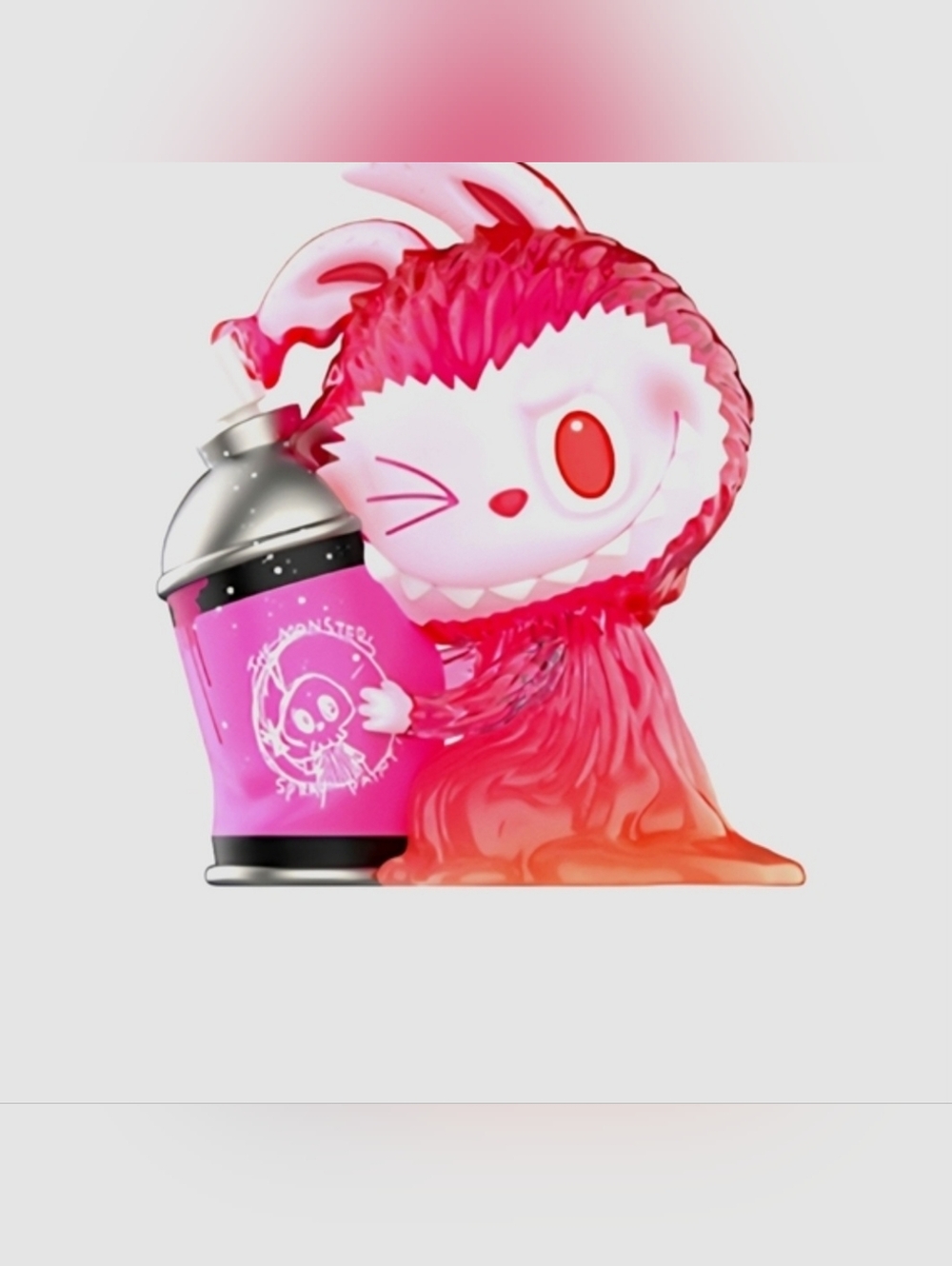 Labubu Almost Hidden Figure with Spray Can